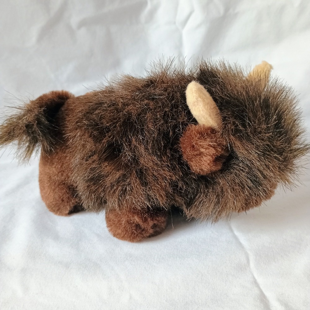 Giant Star Corporation Bison Buffalo Vintage Small 6" Plush 1998 Toy Gift Cute
